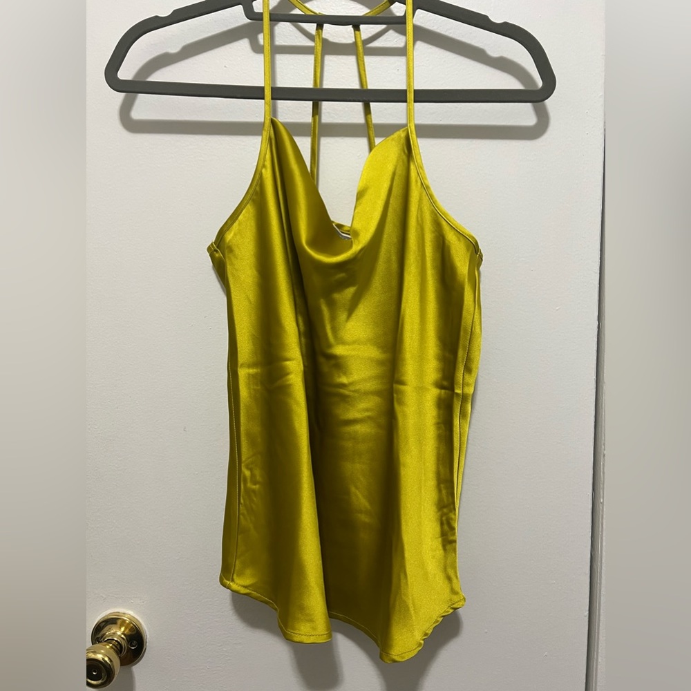 NWT Silk halter top